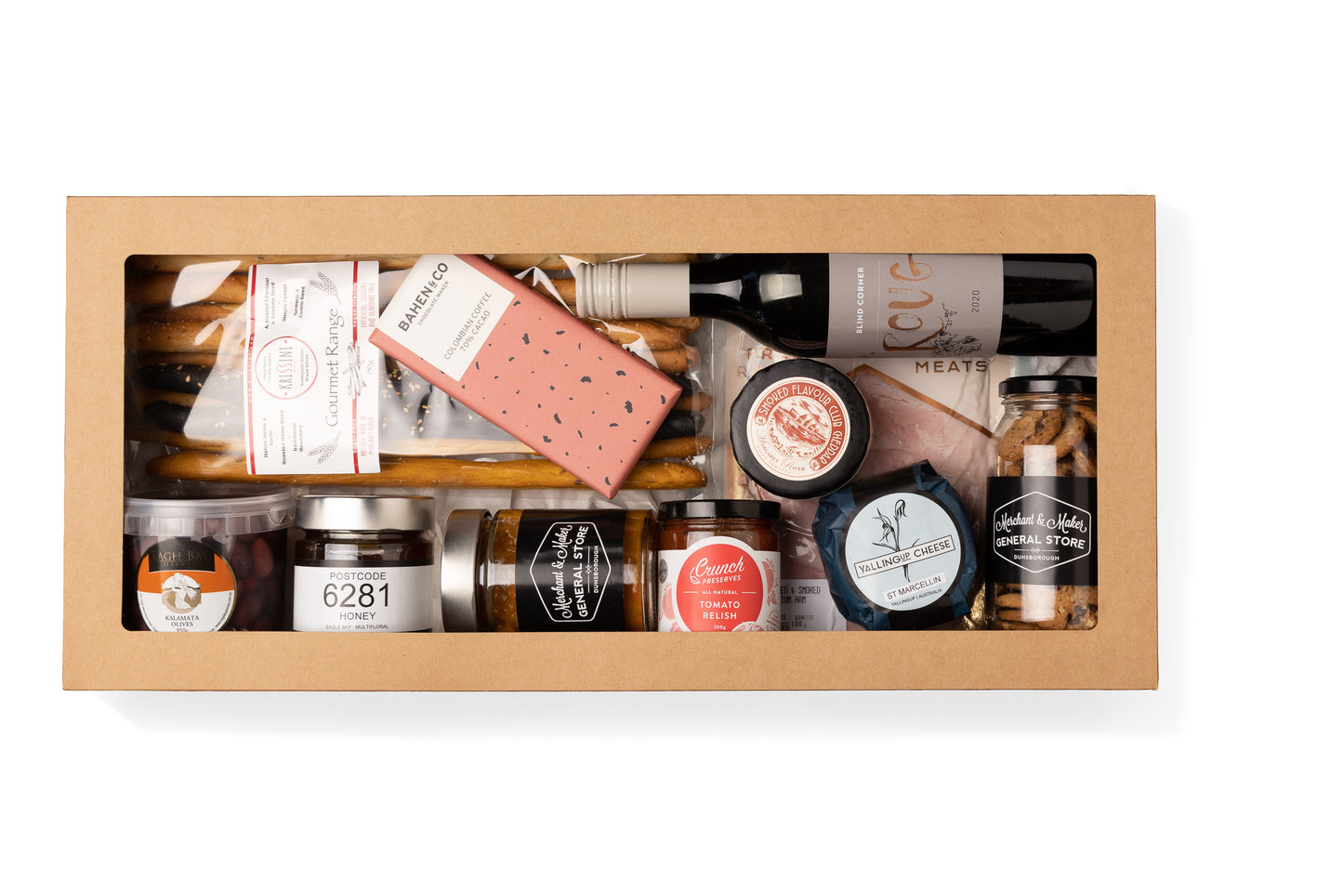 Premium Local Gourmet Hamper with Wine